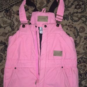 Girls insulated overalls